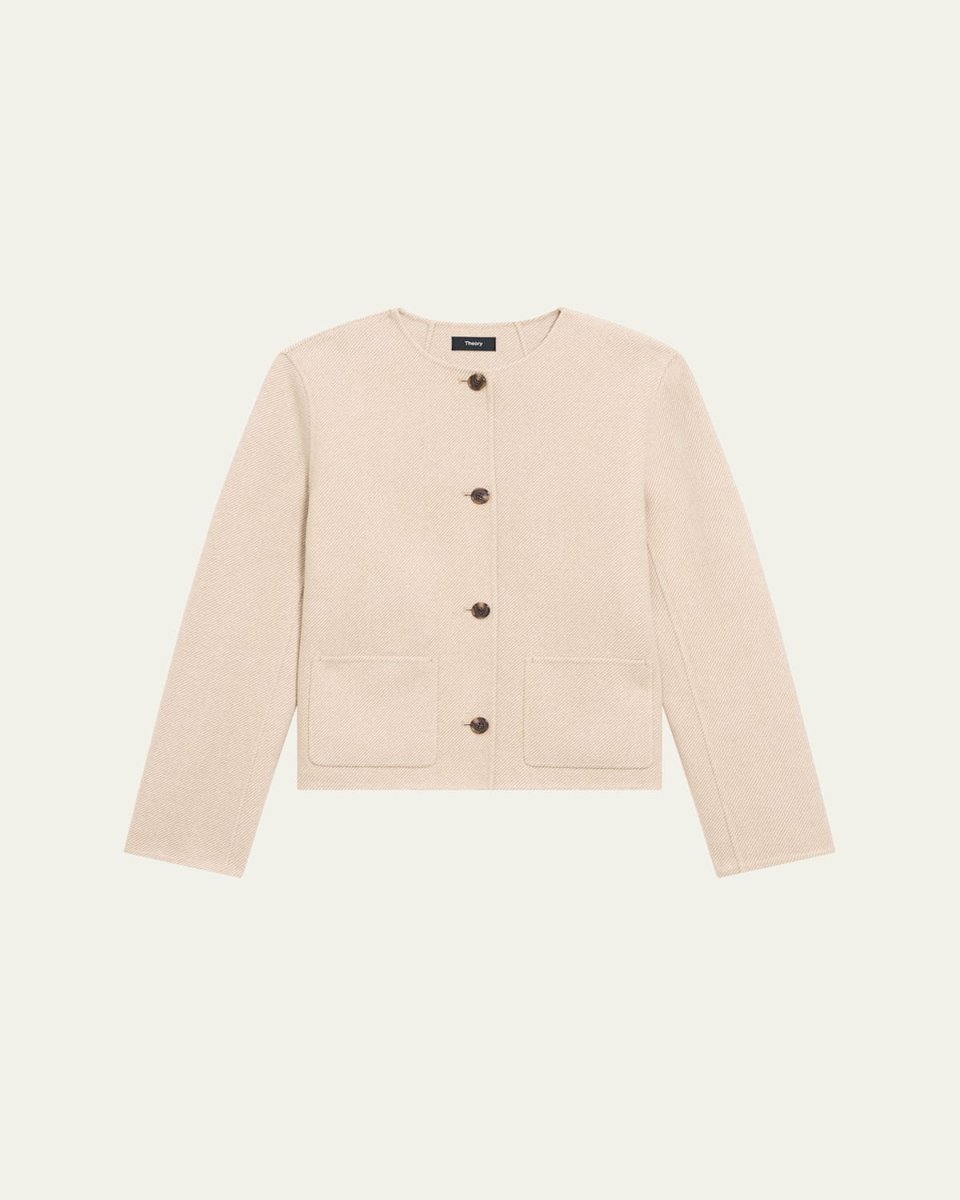 4-Button Double-Face Jacket